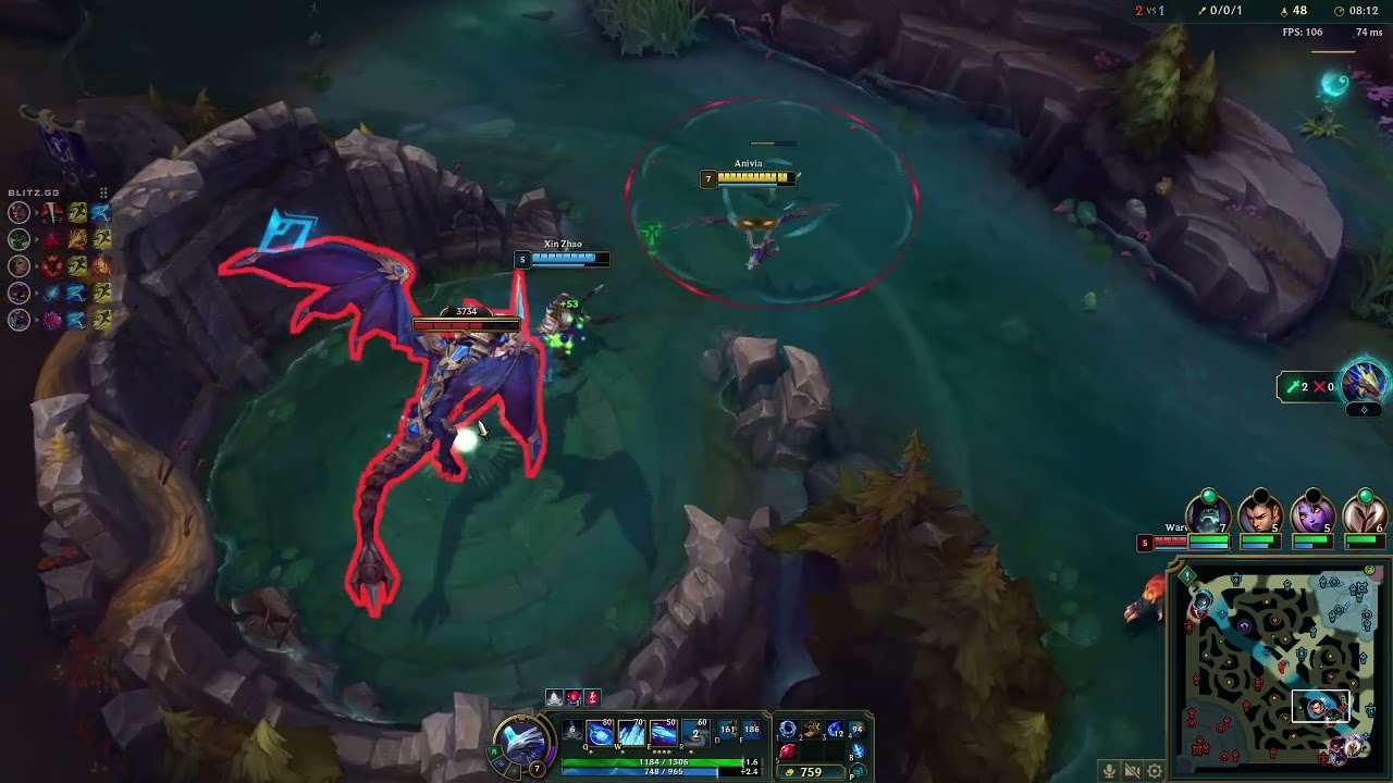 Ranked League Anivia vs Swain