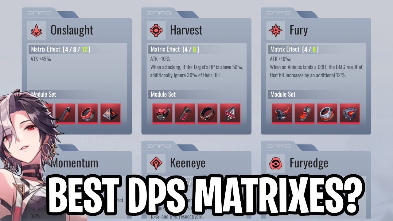 Какую комбинацию DPS Matrix использовать? [Etheria: Restart]