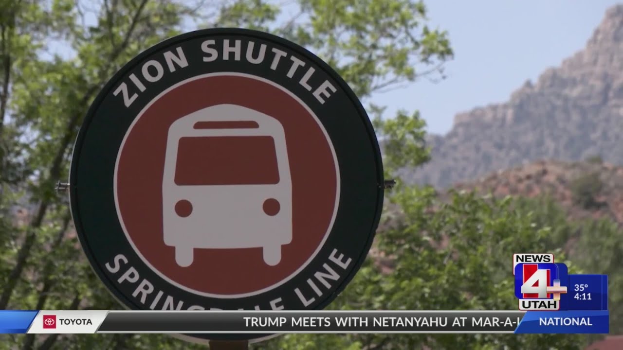 Zion shuttles resume through January 3, replacing private vehicles