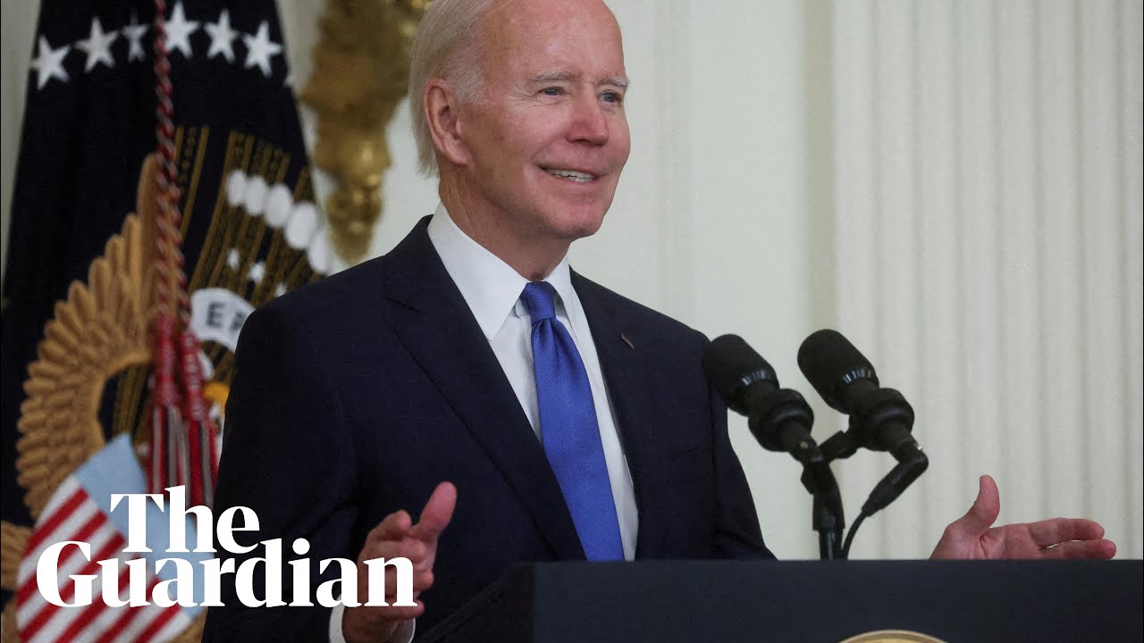 Joe Biden speaks of climate benefits of Inflation Reduction Act &ndash; watch live