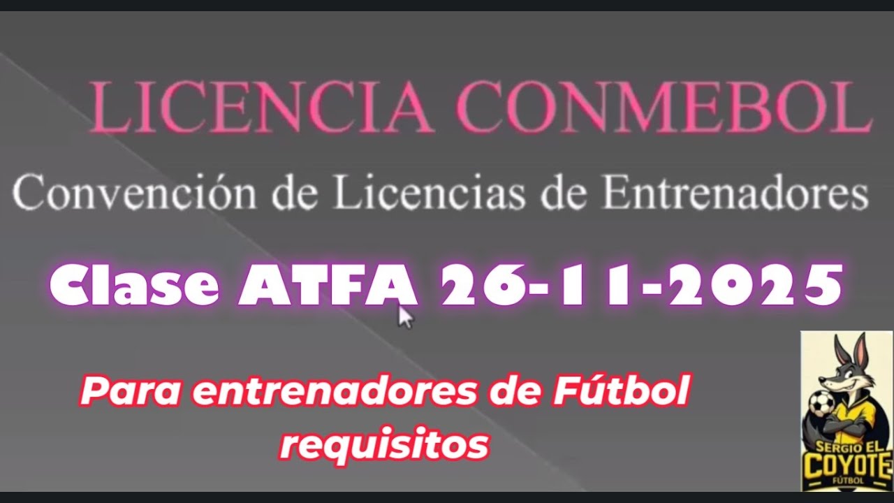 LICENCIAS CONMEBOL DE ENTRENADOR DE FUTBOL, Tramite y particularidades #viral #futbol #entrenador