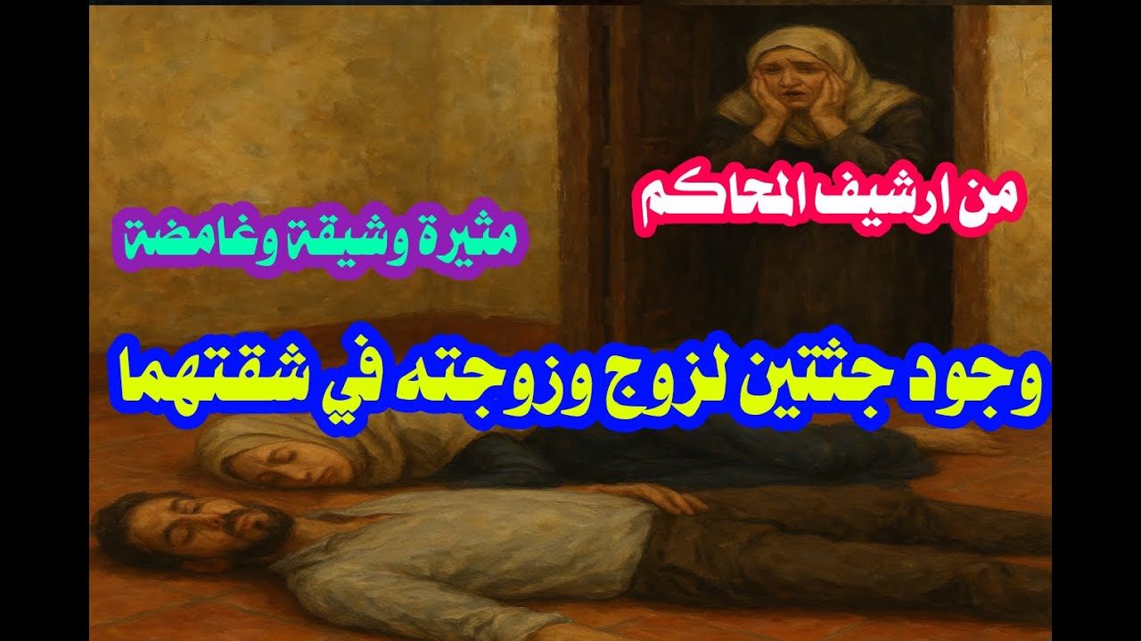 من ارشيف المحاكم حل لغز وجود جثتين لزوج وزوجته غارقين في الدماء في شقتهما والقاتل لن تتوقعوه نهائيا