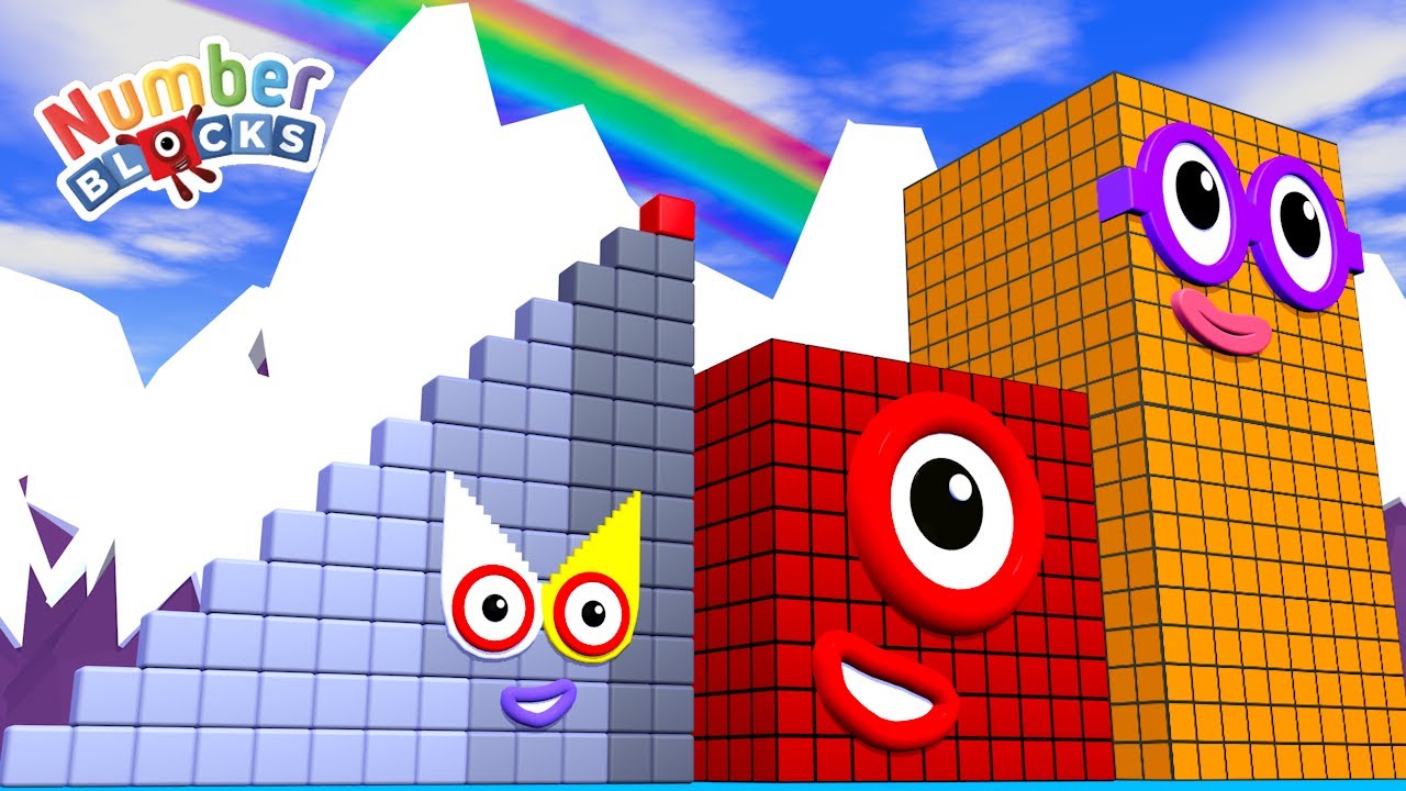 Numberblocks MEGA Cube Challenge! 🤯 10x10x10 vs 20x10x10 vs 91,000,000 | Learn to Count BIG Numbers!