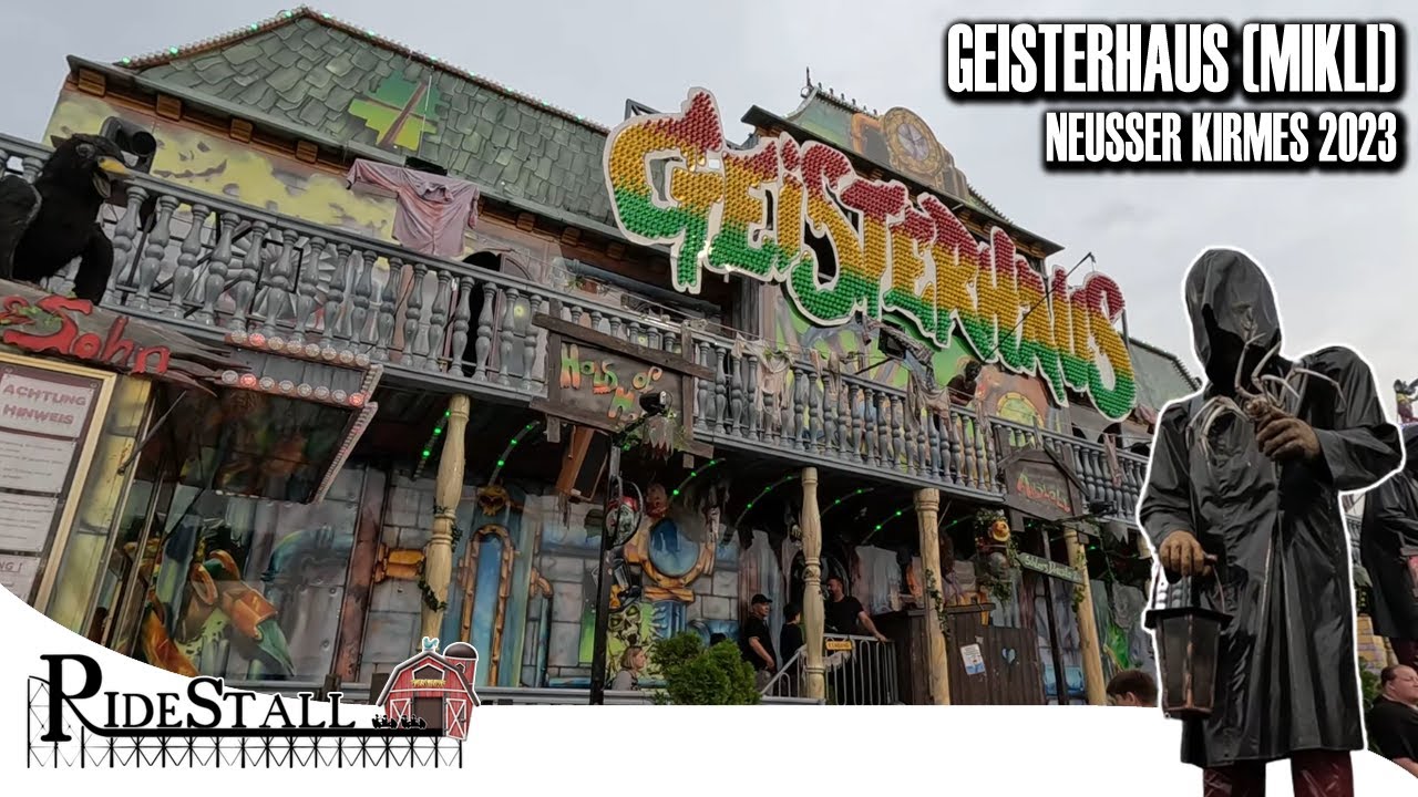 Geisterhaus (Mikli) - der Gruselspaß auf der Neusser Kirmes 2023 | POV