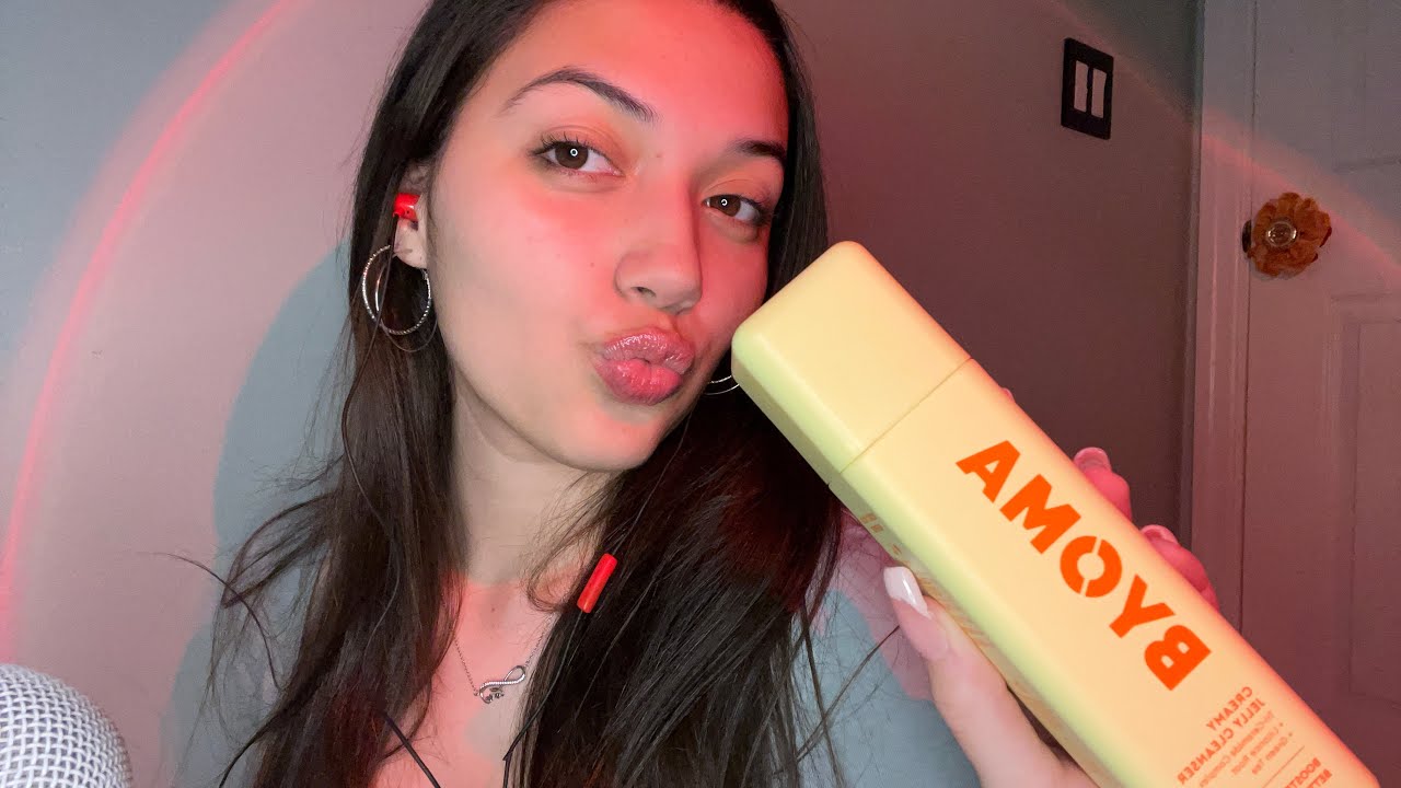 ASMR fast and aggressive tapping on my skincare collection 🧖‍♀️🤍