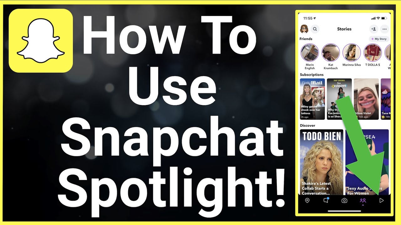 How To Use Snapchat Spotlight Feature