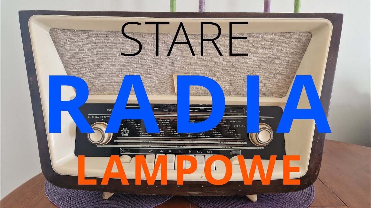 STARE RADIA LAMPOWE. RADIO TATRY 3281. Naprawa i uruchomienie.