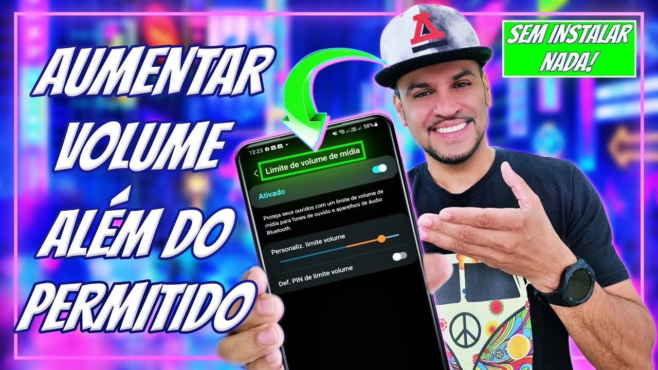 Como Aumentar Volume do Celular Al&eacute;m do Permitido SEM INSTALAR NADA!