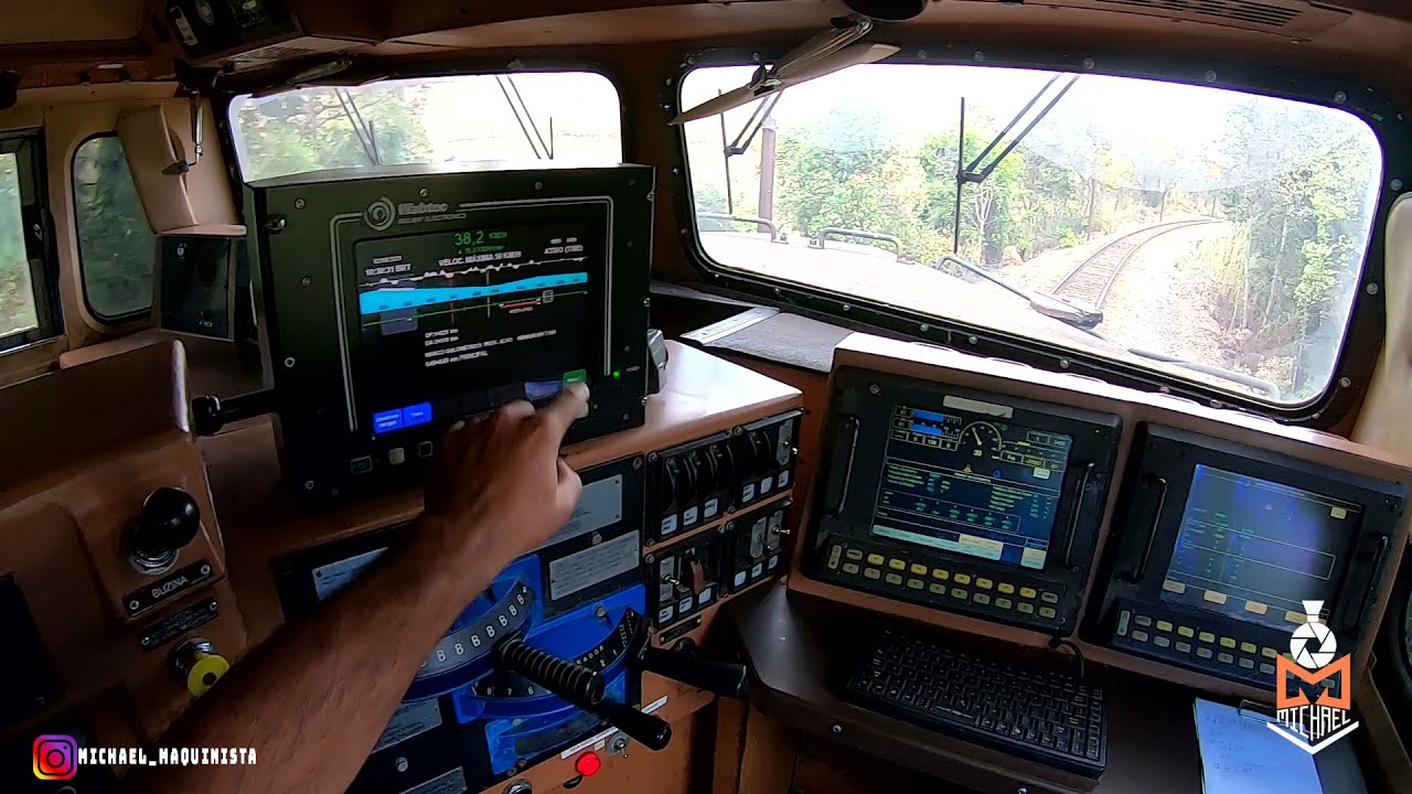 DRIVE VIEW - Trem de minério carregado entre Marinhos, Moeda e Belo Vale! MRS Logística