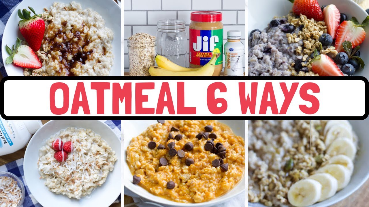 6 EASY Instant Pot Oatmeal Variations! - Easy Breakfast Ideas