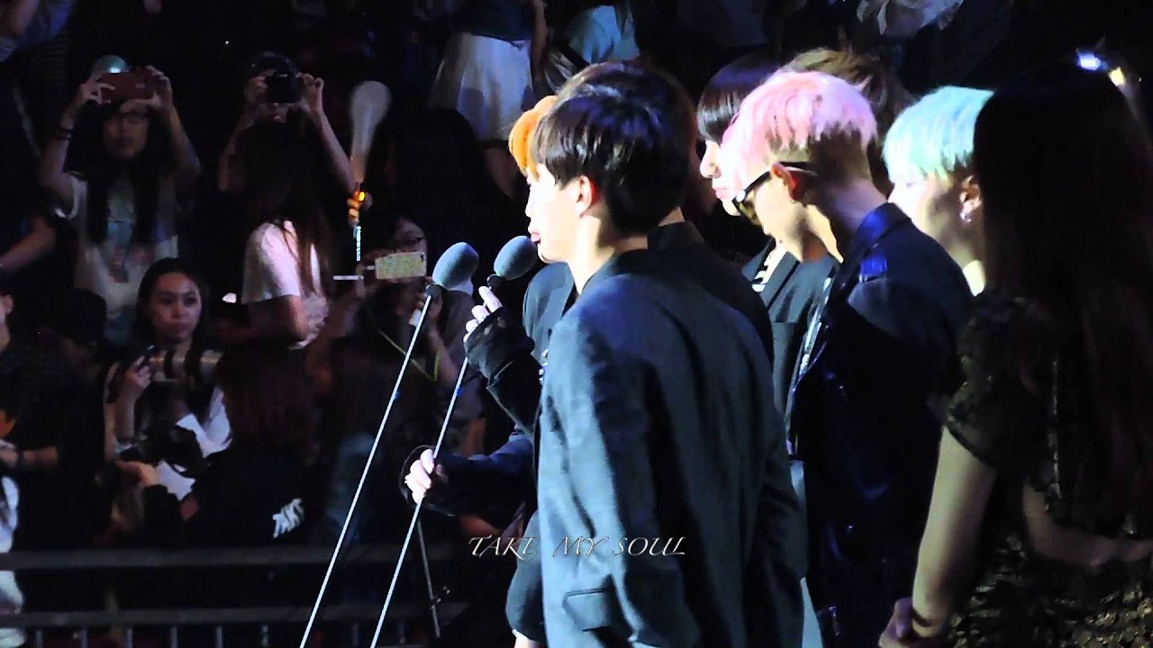 151202 2015 MAMA IN HK - BTS WIN BEST WORLD PERFORMERS
