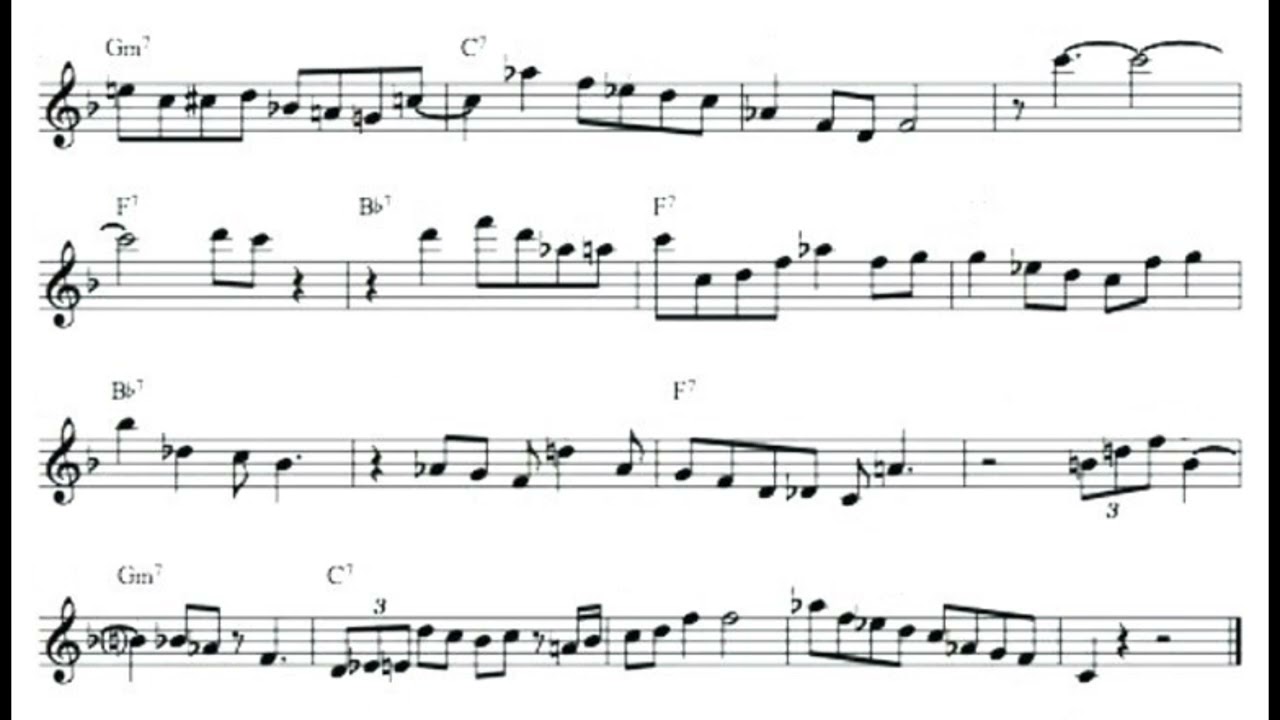 Herb Hall - Beale Street Blues - Solo Transcription - Clarinet (Bb)