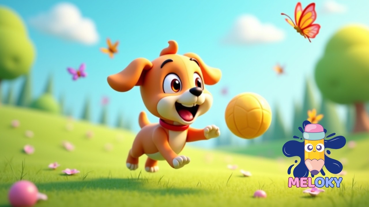 🐾🐶 Música Infantil Educativa | Cachorrinho Brincalhão 🌟 Canções Infantis