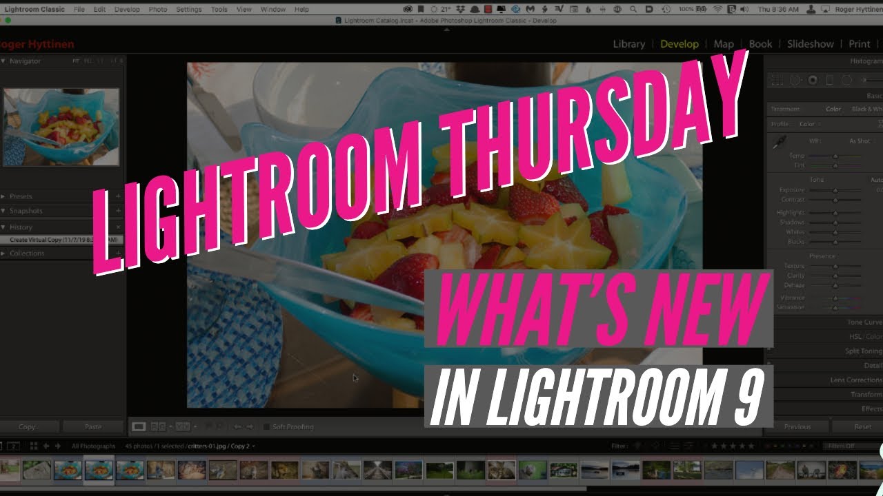 What's New in Lightroom  Classic Version 9!