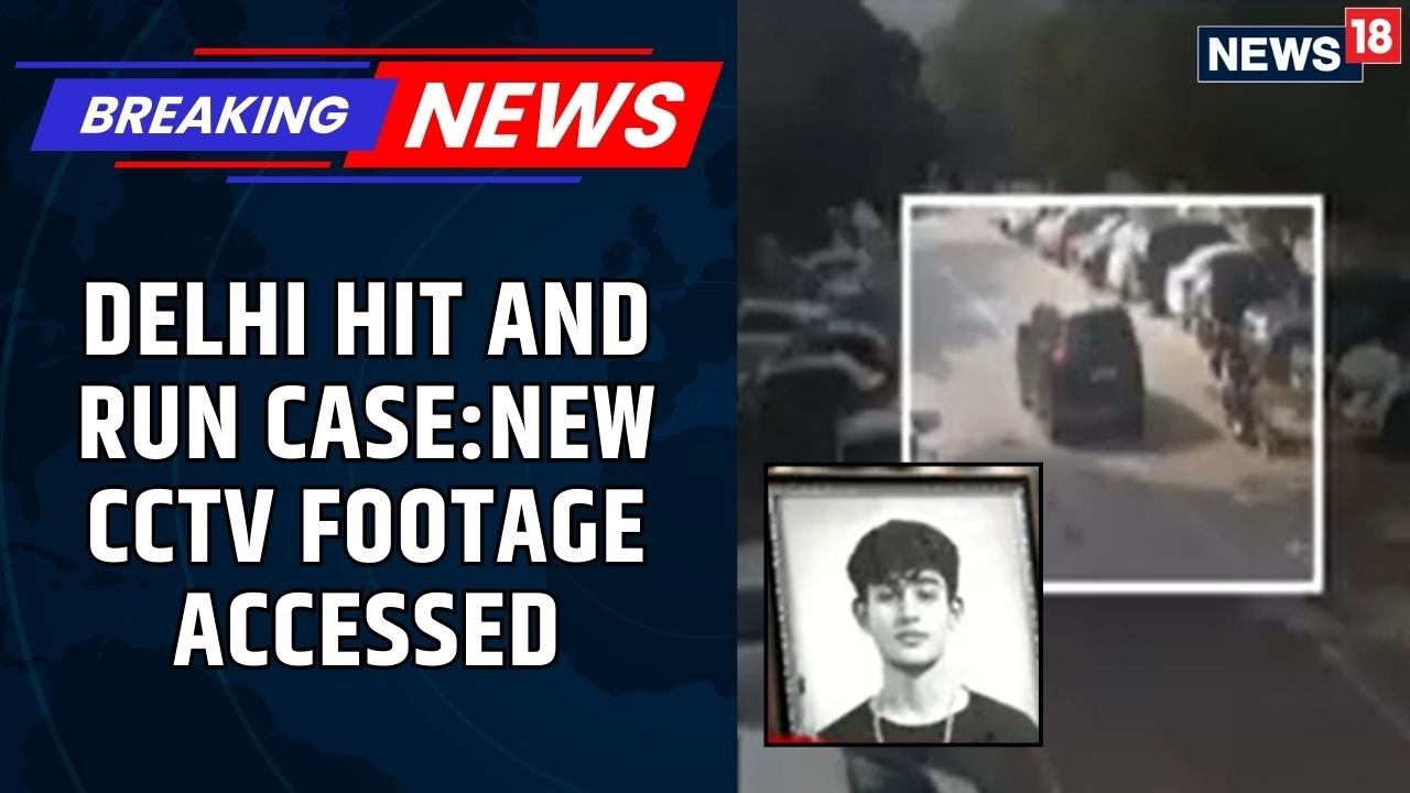 Delhi Hit And Run Case: Shocking CCTV Captures The Moment 23-Year-Old Biker Lost His Life | News18
