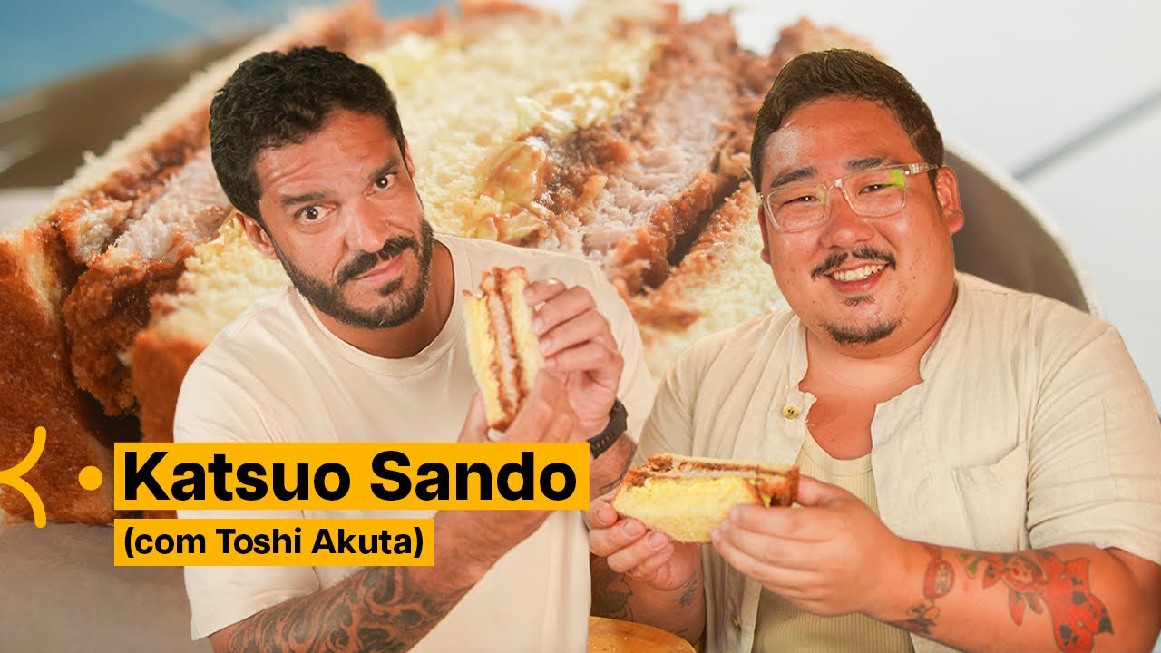 ESSE SANDU&Iacute;CHE &Eacute; S&Eacute;RIO! 🇯🇵 | com TOSHI AKUTA
