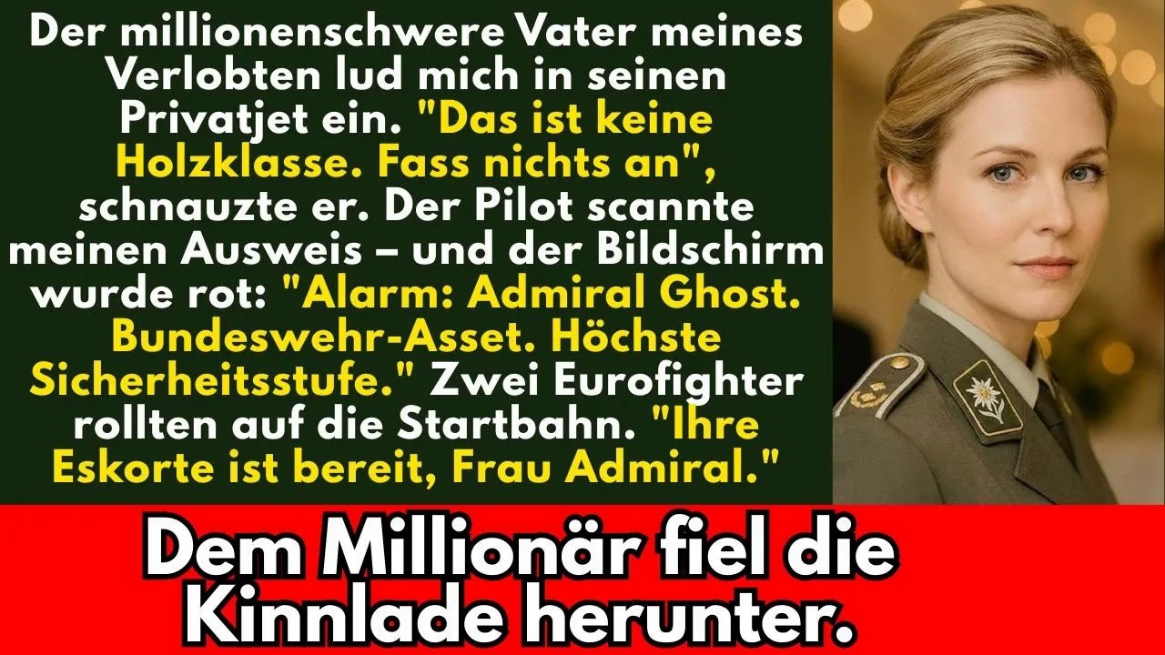 Mein reicher Schwiegervater spottete mich in seinem Privatjet – bis der Pilot sagte： „Admiral Ghost“