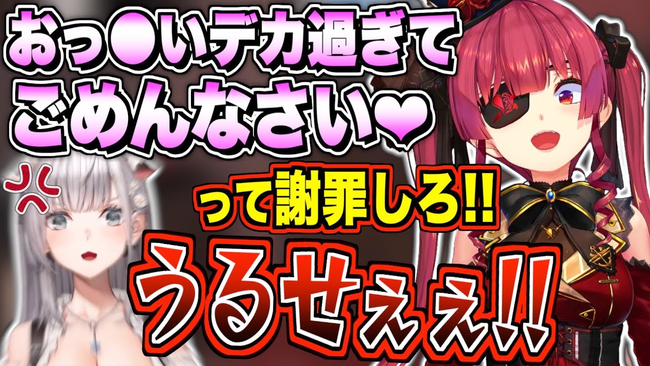 ノエルの大胸筋に対して異常に厳しいマリン船長【宝鐘マリン/白銀ノエル/ホロライブ切り抜き】