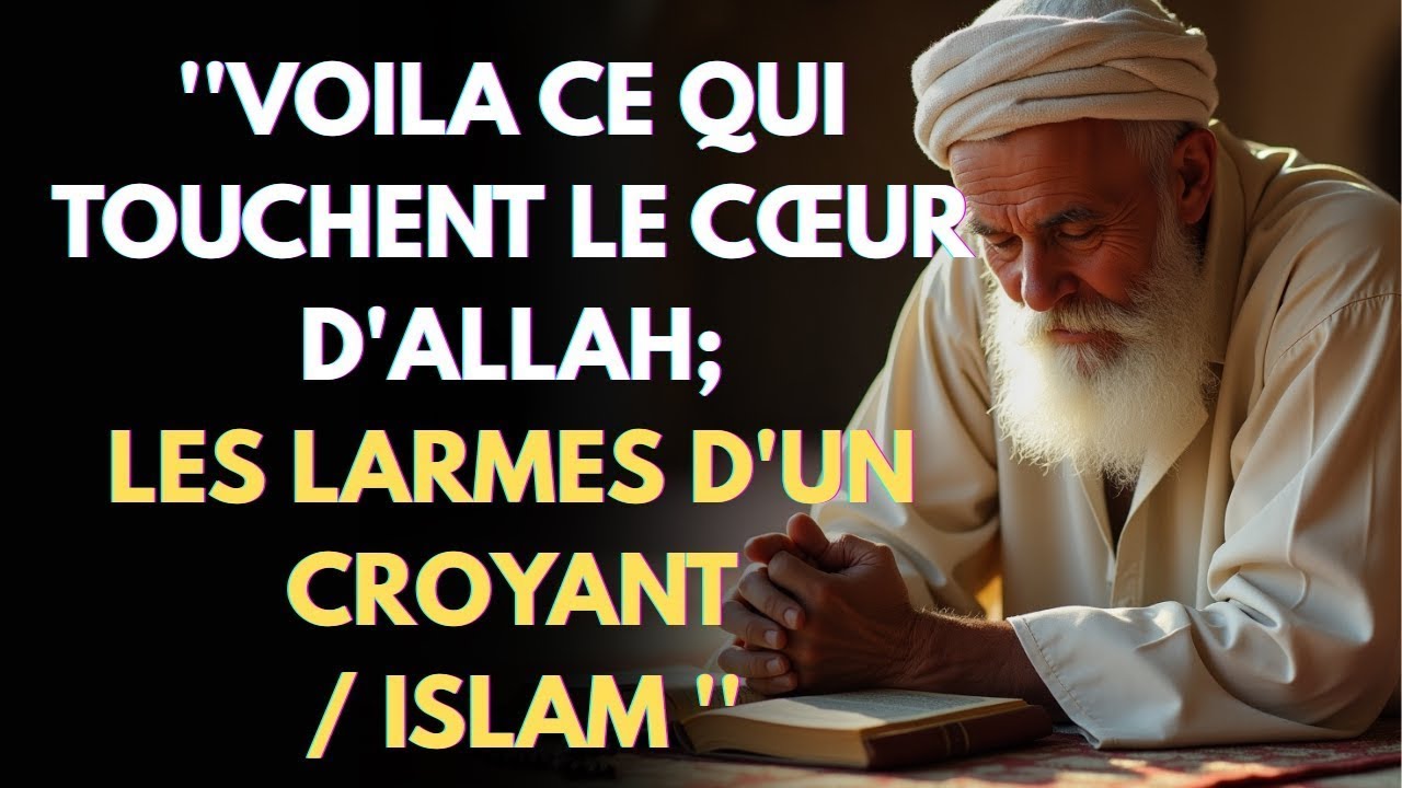 ''Les larmes d'un croyant touchent le c&oelig;ur d'Allah   ISLAM ''