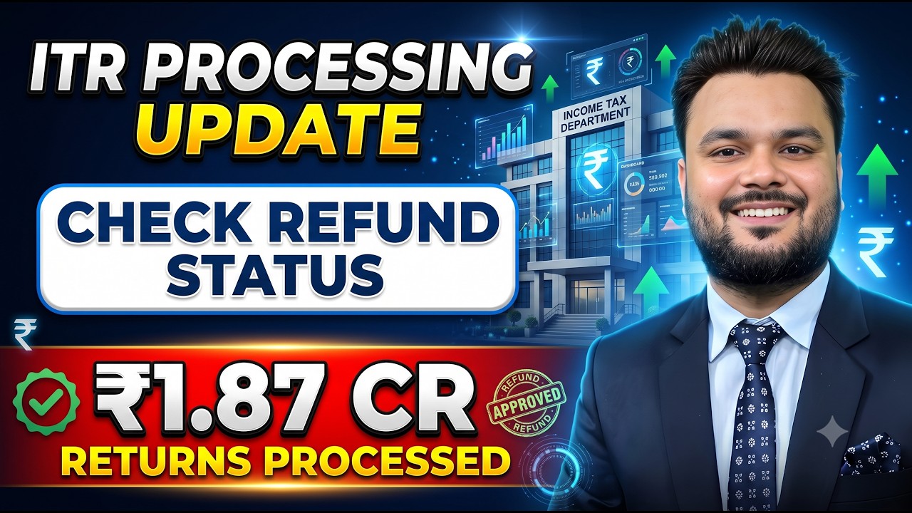 ITR Refund Update | 1.87 Crore Returns Processed | Check Your Refund Status