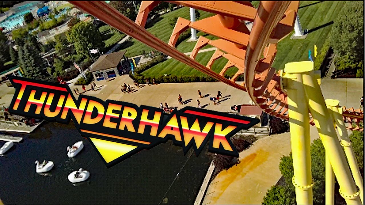 Thunderhawk HD Front Seat On Ride POV & Review, Vekoma SLC Michigan's Adventure