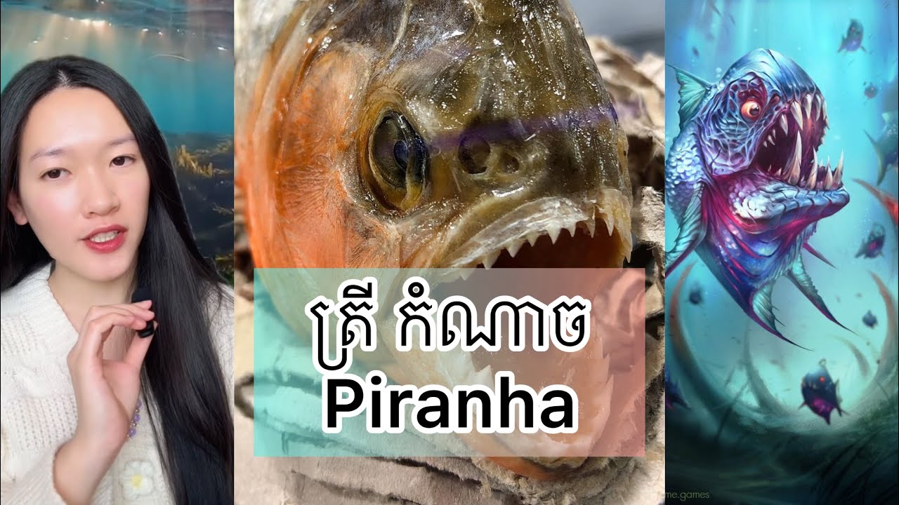 ត្រី កំណាច Piranha - Piranha South America fish
