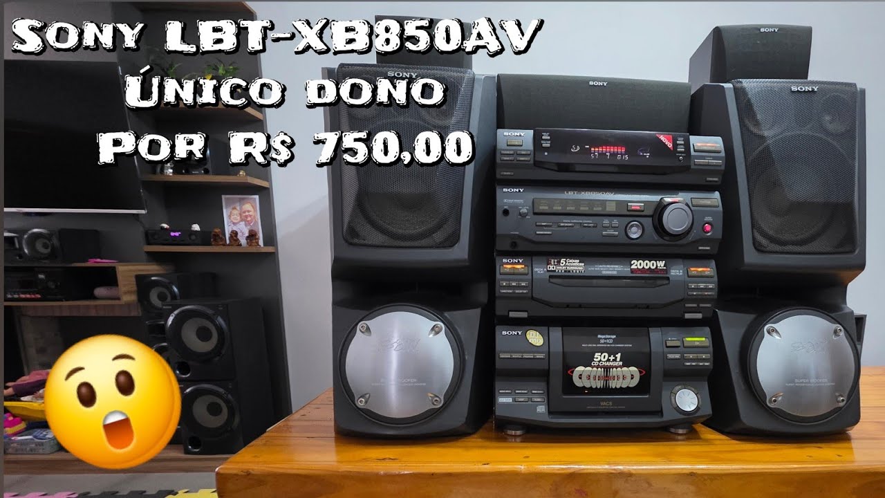GARIMPEI UM SONY LBT-XB850AV ÚNICO DONO EM PERFEITO ESTADO 🥹 