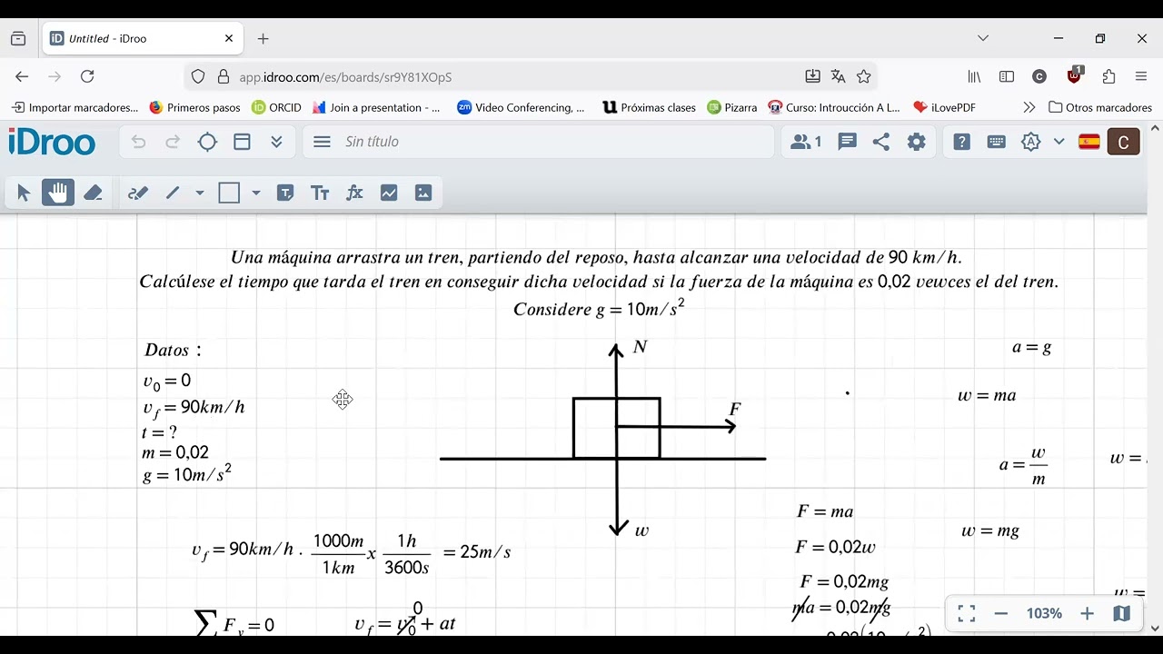 TUTORÍAS: Física (A) Riesgos: Resolución de ejercicios, Sistemas dinámicos con y sin rozamiento.
