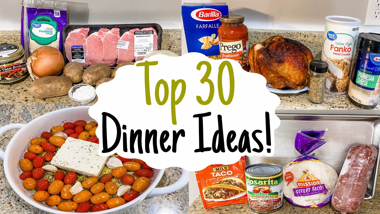 What's For Dinner? 30 of the BEST Quick & Easy Recipes! | Tasty Cheap Meal Ideas | Julia Pacheco
