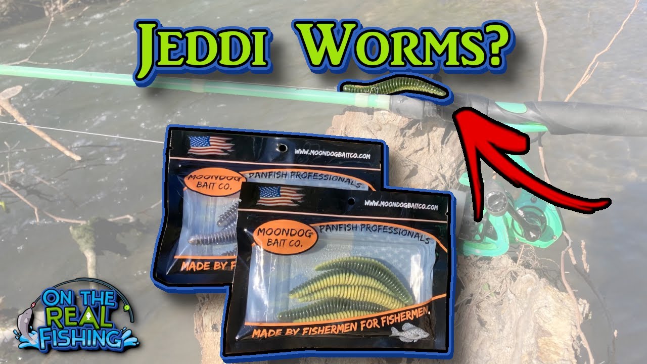 Creek Fishing with the Moondog Bait Company's Jeddi Worm. (Bonus Fish)