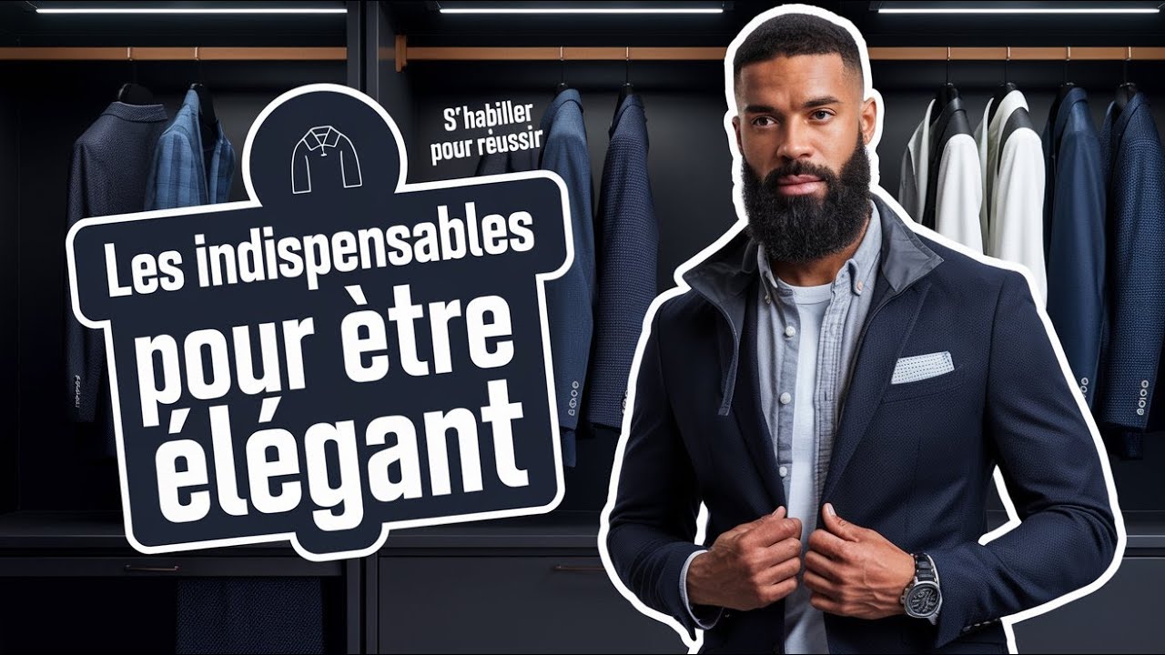 Les vêtements essentiels qu'un homme doit avoir dans sa garde-robe pour être élégant