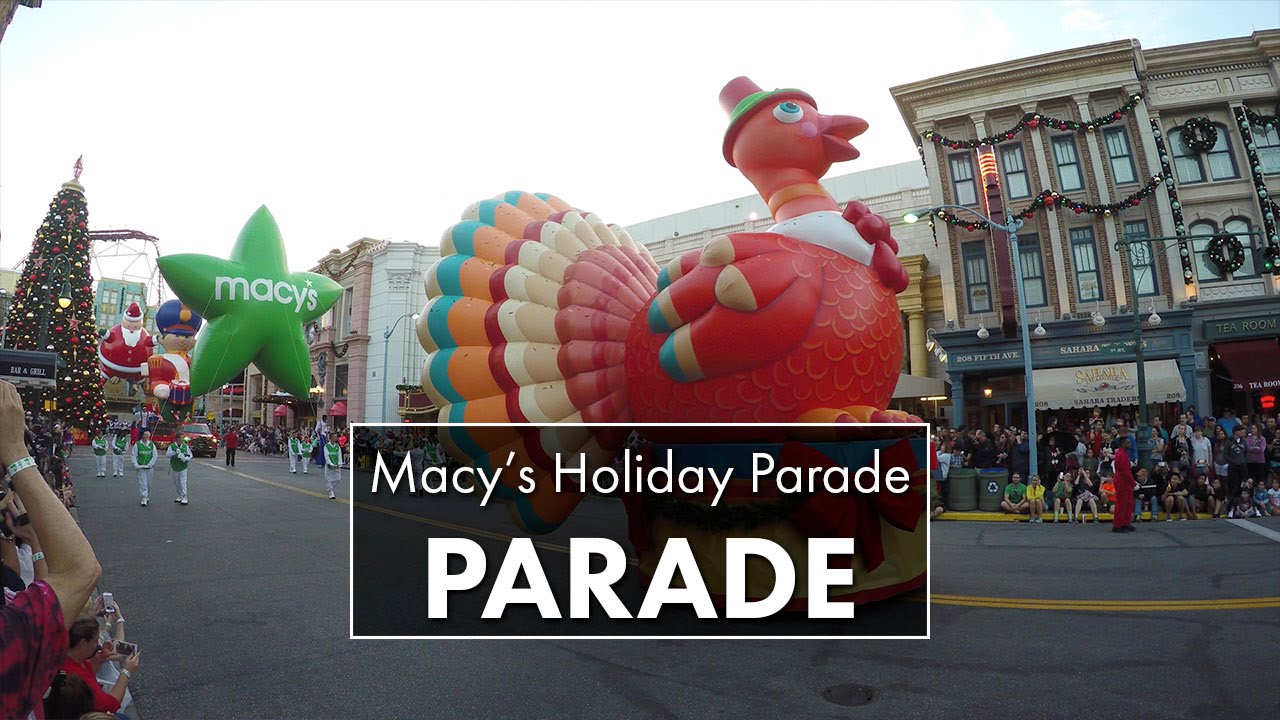Macy's Holiday Parade 2015 | Universal Studios Florida