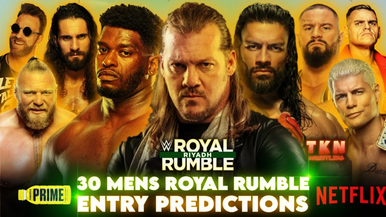WWE 30 MENS ROYAL RUMBLE MATCH Entry predictions 2026 [ V3 ] 
