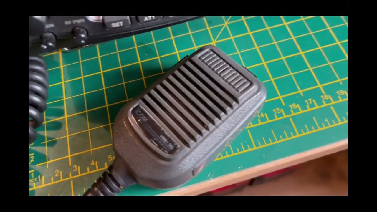 Radio show and tell. Icom IC-910H VHF UHF SHF multi-mode with Intro Outro