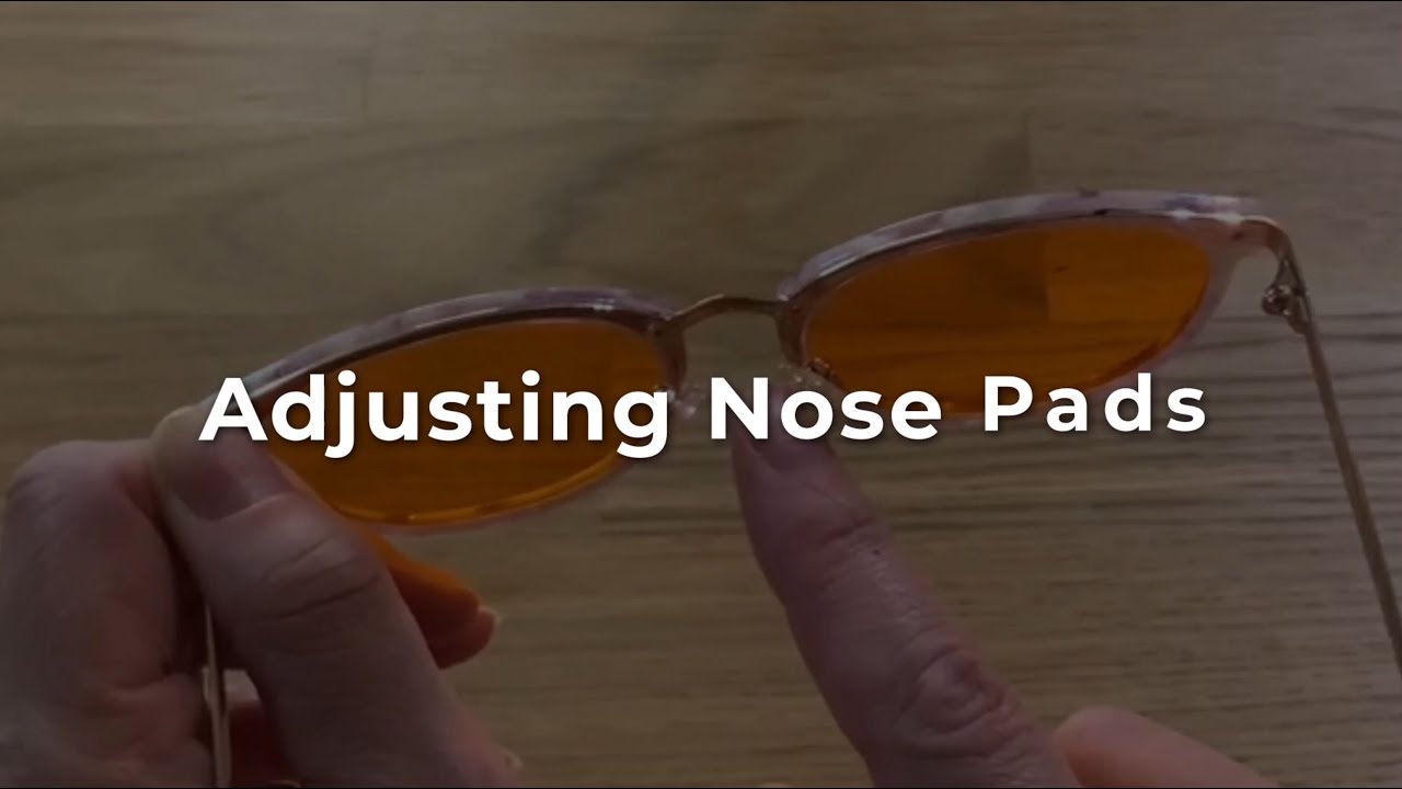 Adjusting Nose Pads