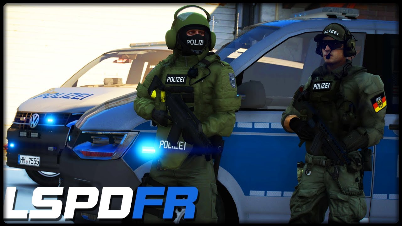 GSG9 & KSK HAMBURG IM VW T6 | GTA V LSPD:FR 621 - Grand Theft Auto 5 LSPDFR DEUTSCH