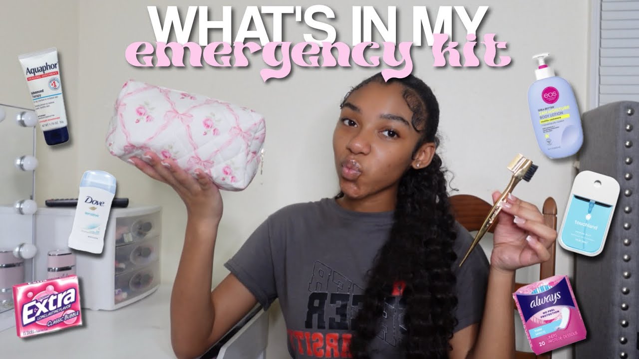WHATS IN MY BACK TO SCHOOL EMERGENCY KIT 2025 | *my must haves* @shaniaalyic.e 