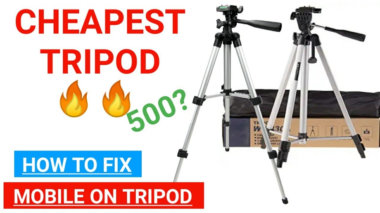 Cheap and Best Tripod 2020 | Unboxing & Review | Best Budget Tripod | how to fix mobile in tripod