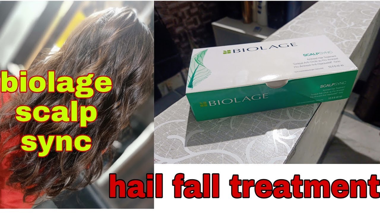 Hair fall treatment 2019//how to stop hair fall//biology scalp sync