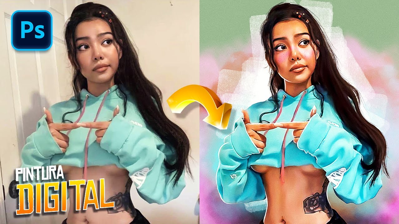 Tutorial Pintura Digital en Photoshop | Bella Poarch