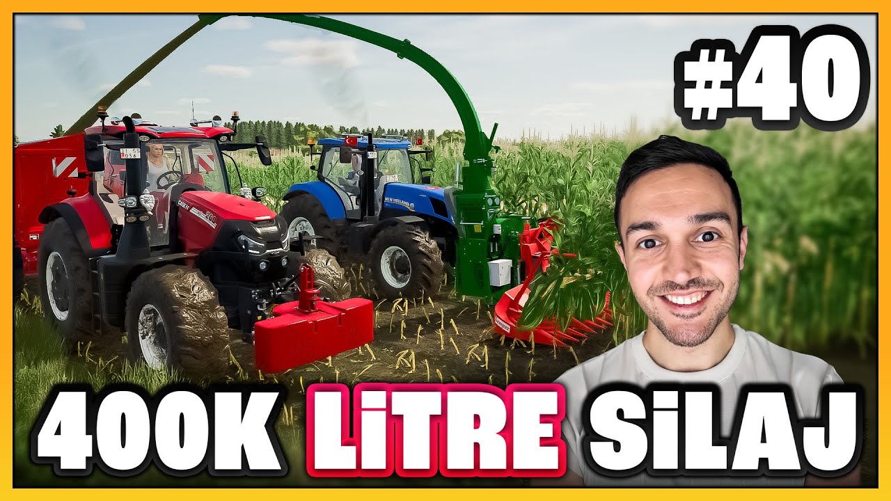 TRAKTÖRLE DEV SİLAJ HASADI! 🔥 400K LİTRE | FS25 #40