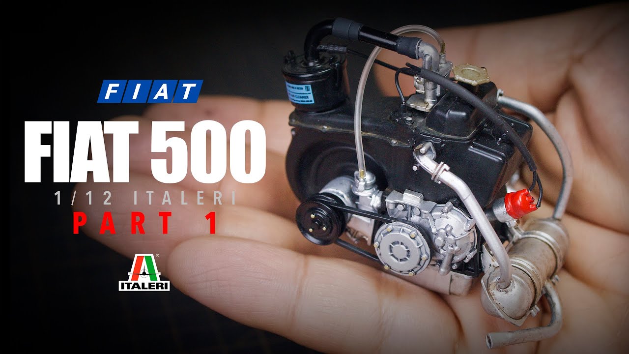Italeri 1/12 Fiat 500F '68 - Part 01