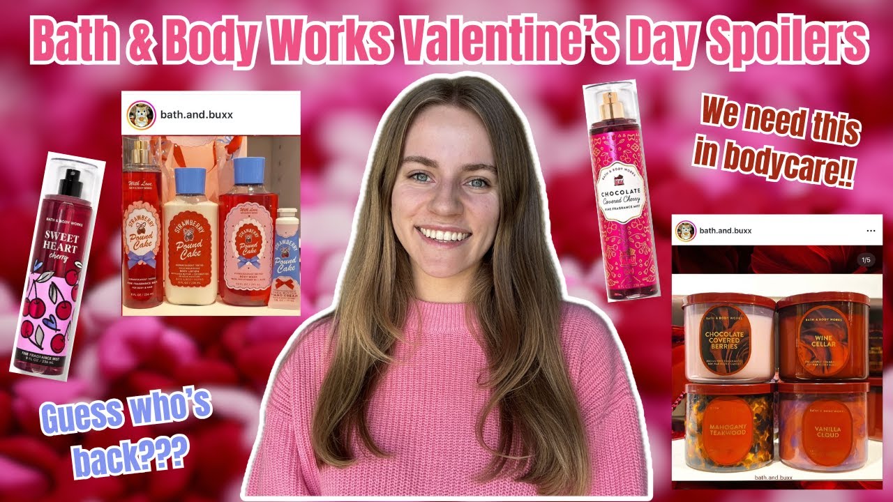Bath & Body Works Valentine's Day SPOILERS 2026 | Sweetheart Cherry, Strawberry Poundcake, etc!!