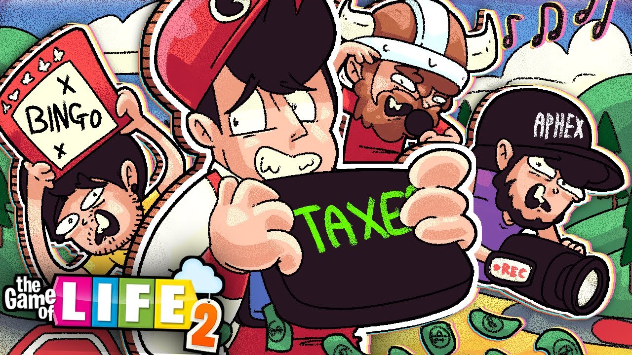 TAXES & DEATH...! | Chilled, Ze, Smarty & Aphex! (The Game of Life 2)