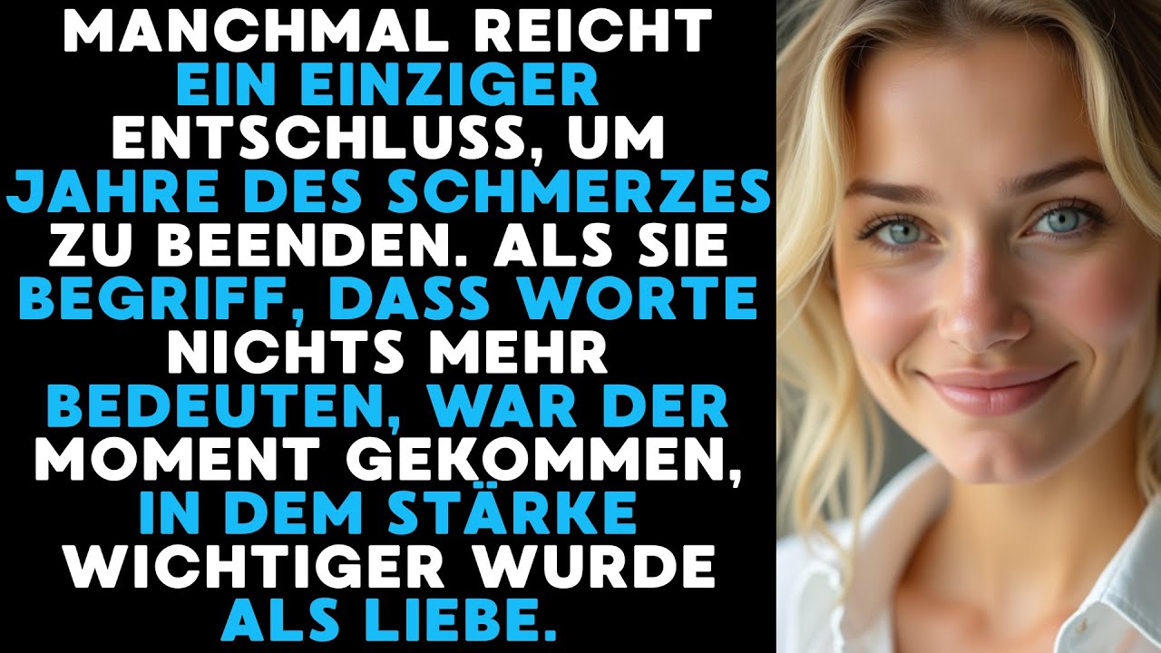 Zwei Tage. Keine Ausreden. Diesmal verstand sie, dass es kein Zurück mehr gibt.