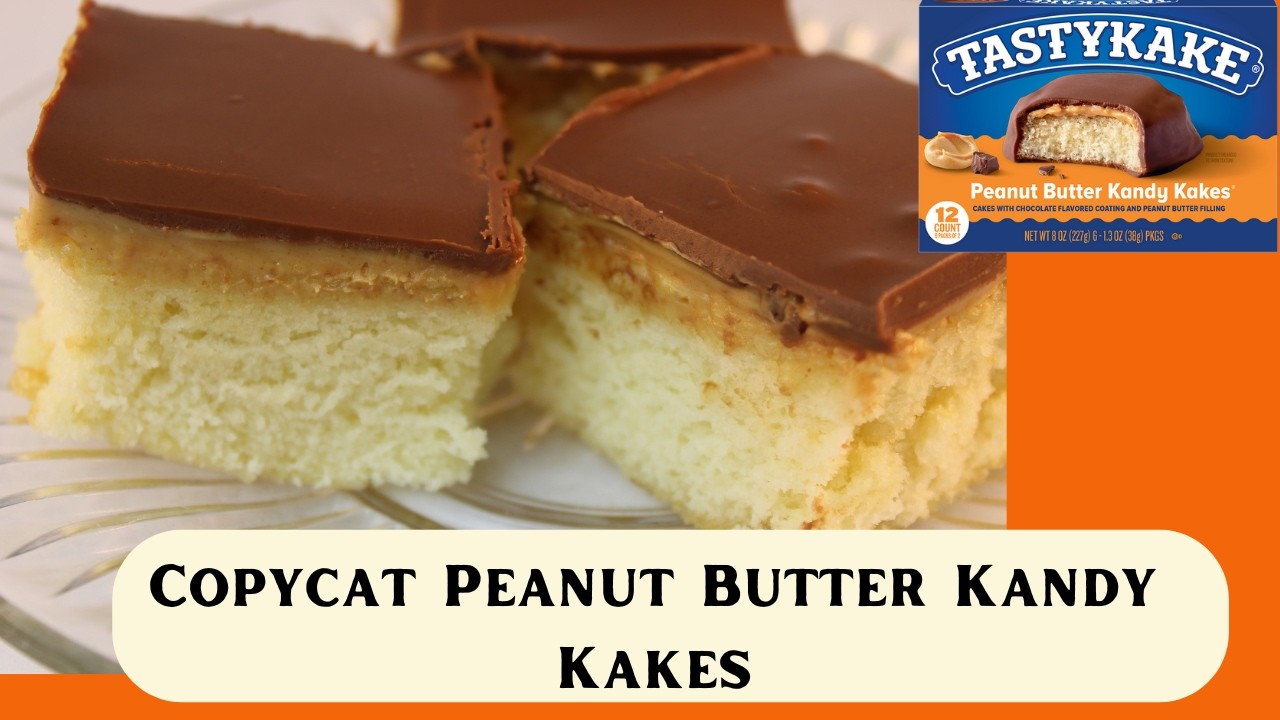 Peanut Butter Tandy Kake - Kandy Kake copycat recipe
