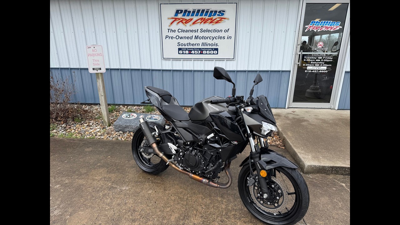 2023 Kawasaki Z400 For Sale at Phillips Pro Cycle in Southern Illinois ￼