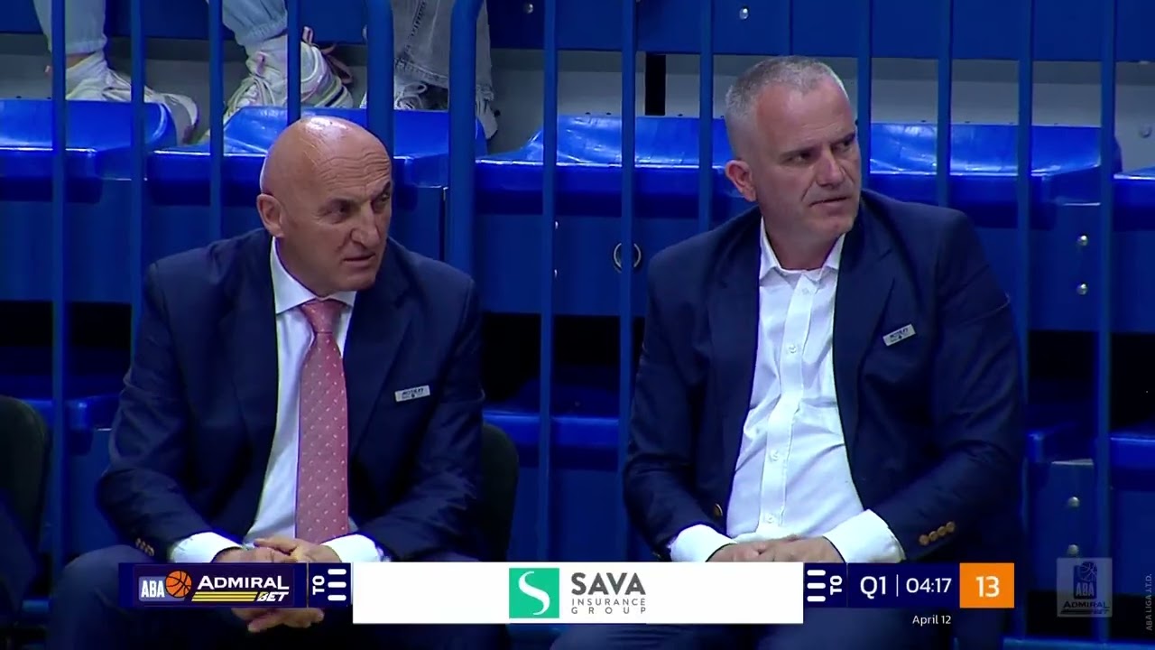 AdmiralBet ABA League 2024/25, Round 27 match: Mornar-Barsko zlato - Dubai Basketball (12.4.2025)