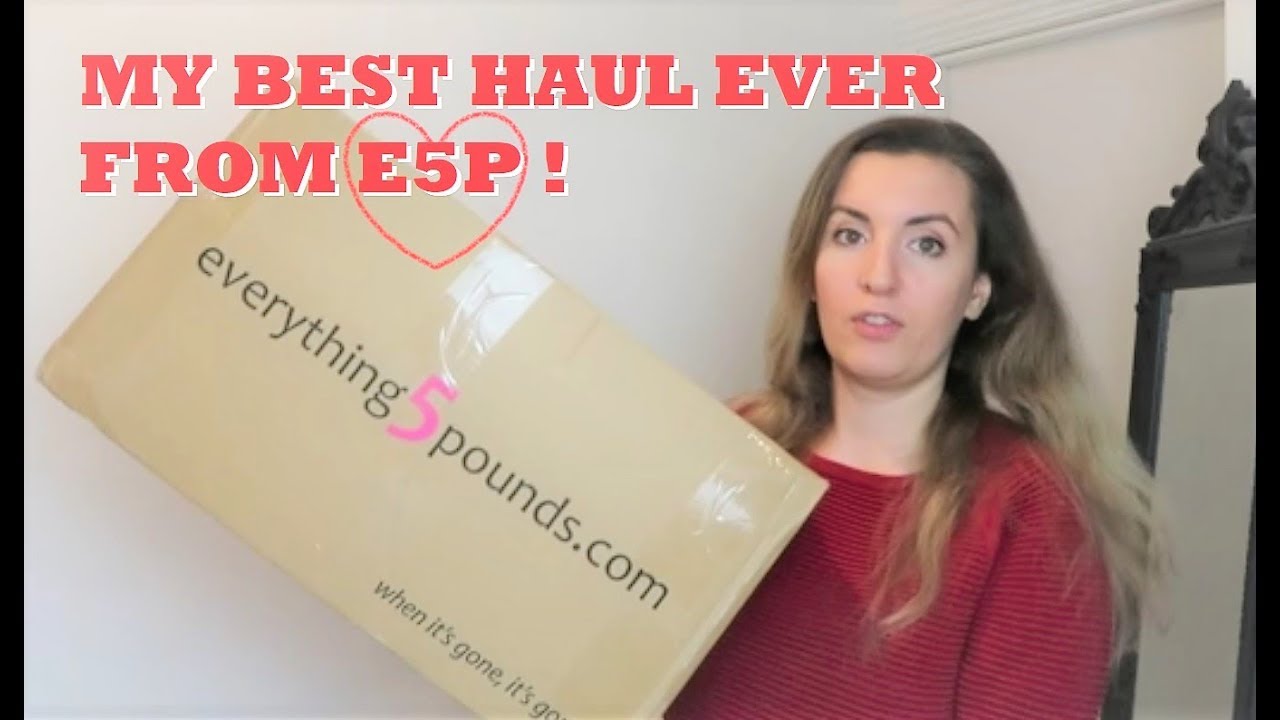 EVERYTHING FIVE POUNDS HAUL & TRY ON MY BEST EVER  E5P