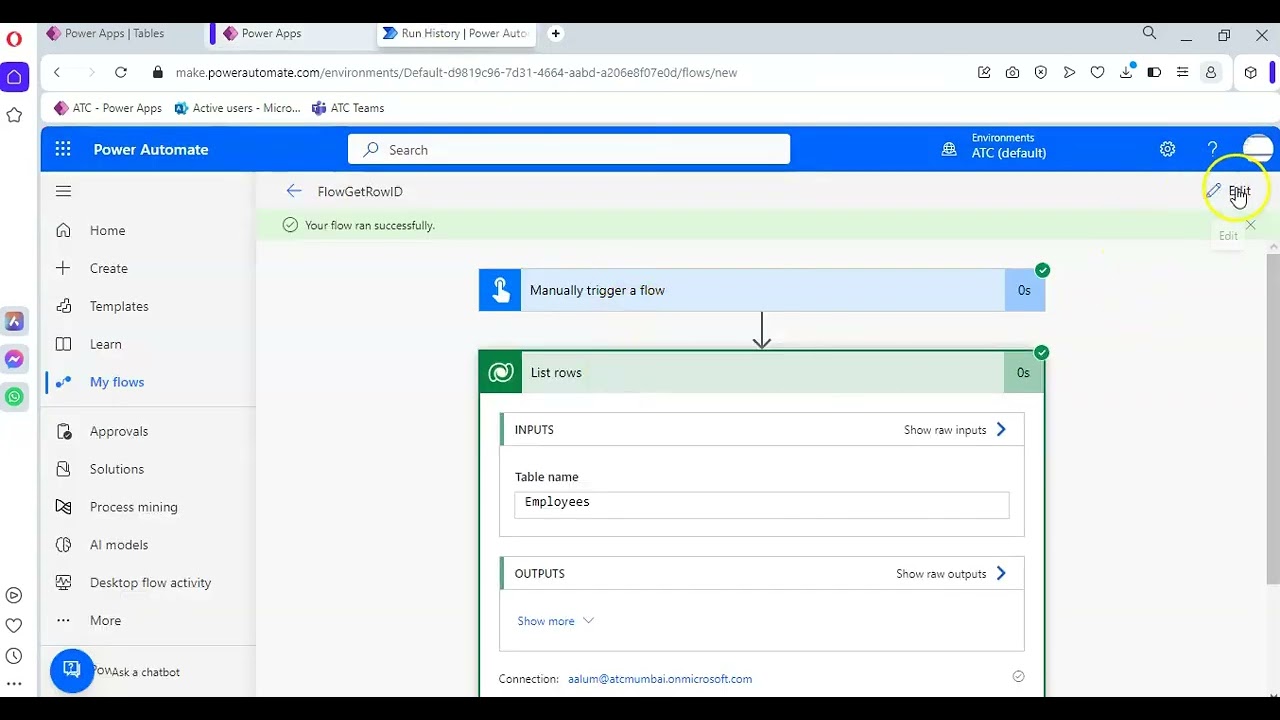 Lesson88- Flow to Get Dataverse ROWID and Update - Power Automate 1000 Videos